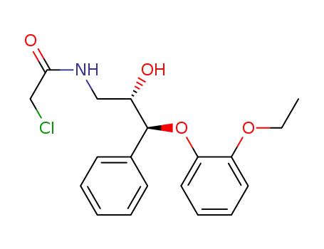 N-[(2S,3S)-3-(2-ethoxyphenoxy)-2-hydroxy-3-phenylpropyl]-2-chloroacetamide