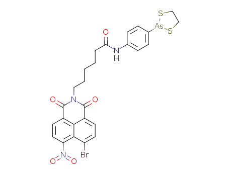 N-(4-(1,3,2-dithiarsolan-2-yl)phenyl)-6-(6-bromo-7-nitro-1,3-dioxo-1H-benzo[de]isoquinolin-2(3H)-yl)hexanamide