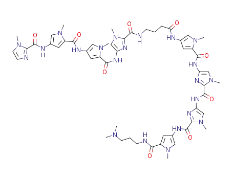 C<sub>53</sub>H<sub>64</sub>N<sub>22</sub>O<sub>9</sub>