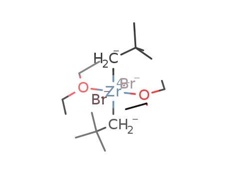 Molecular Structure of 78068-03-8 (Zr(CH<sub>2</sub>C(CH<sub>3</sub>)3)2Br<sub>2</sub>(CH<sub>3</sub>CH<sub>2</sub>OCH<sub>2</sub>CH<sub>3</sub>)2)