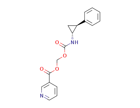 (+/-)-trans<<<(2-phenylcyclopropyl)amino>carbonyl>oxy>methyl-3-pyridine carboxylate
