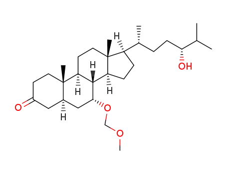 (5α,7α,24R)-24-hydroxy-7-(methoxymethoxy)cholestan-3-one
