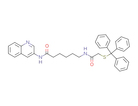 6-(2-tritylsulfanyl-acetylamino)-hexanoic acid quinolin-3-ylamide