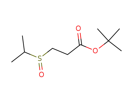 tert-Butyl 3-(propane-2-sulfinyl)propanoate