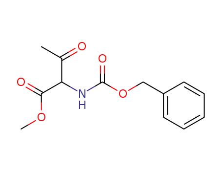 Molecular Structure of 156571-70-9 (α-Benzyloxycarbonylamino-acetessigsaeuremethylester)