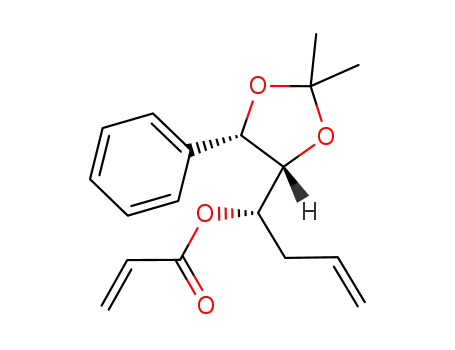 (1S)-1-[(4R,5S)-2,2-dimethyl-5-phenyl-1,3-dioxolan-4-yl]but-3-enyl acrylate