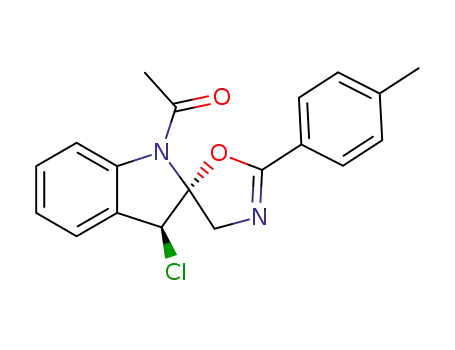1-((2R,3S)-3-chloro-2'-(p-tolyl)-4'H-spiro[indoline-2,5'-oxazol]-1-yl)ethanone
