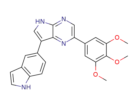 7-(1H-indol-5-yl)-2-(3,4,5-trimethoxyphenyl)-5H-pyrrolo[3,2-b]pyrazine