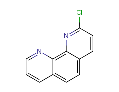 Molecular Structure of 7089-68-1 (2-Chloro-1,10-phenanthroline)