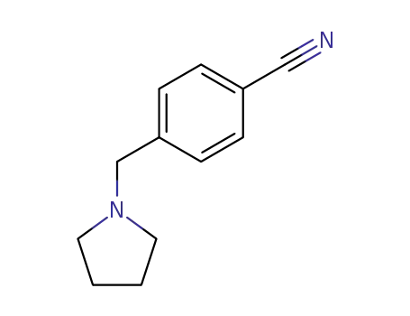 Molecular Structure of 78064-96-7 (4-(PYRROLIDIN-1-YLMETHYL)BENZONITRILE)