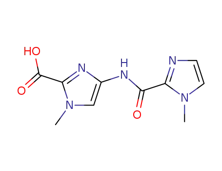 Molecular Structure of 464892-44-2 (1H-Imidazole-2-carboxylicacid,1-methyl-4-[[(1-methyl-1H-imidazol-2-)