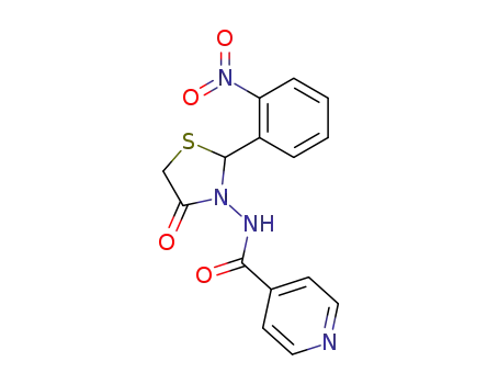 N-[2-(2-nitrophenyl)-4-oxo-1,3-thiazolidin-3-yl]pyridine-4-carboxamide