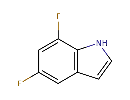 Molecular Structure of 301856-25-7 (5,7-Difluoroindole)