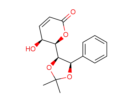 (5S,6R)-5-hydroxy-6-<(1R,2R)-1,2-isopropylidenyloxy-2-phenylethyl>-5,6-dihydropyran-2-one