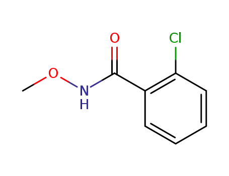 Molecular Structure of 112664-07-0 (Benzamide, 2-chloro-N-methoxy-)