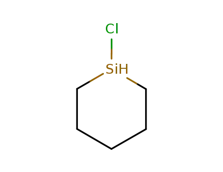Molecular Structure of 18339-91-8 (1-chloro-1-silacyclohexane)