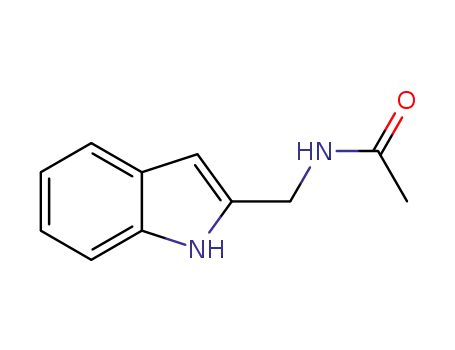 Molecular Structure of 1392446-61-5 (Nb-acetyl-2-indolylmethanamine)