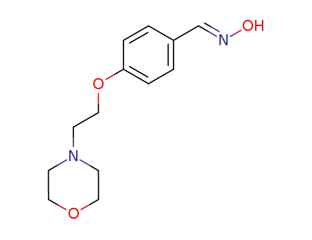 Molecular Structure of 266679-60-1 (4-(2-morpholin-4-yl-ethoxy)-benzaldehyde oxime)