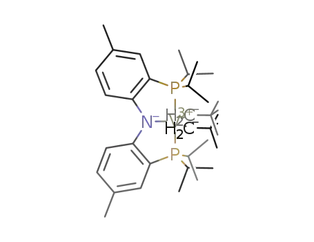Molecular Structure of 1039748-93-0 (N[2-P(CHMe<sub>3</sub>)2-4-methylphenyl]2V(CH<sub>2</sub>tBu)2)