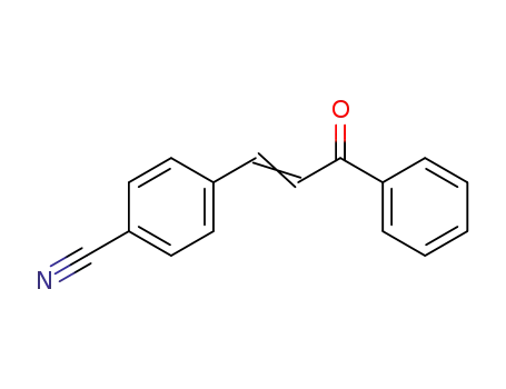 Molecular Structure of 22966-17-2 (Benzonitrile, 4-[(1E)-3-oxo-3-phenyl-1-propenyl]-)