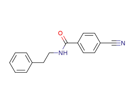 Molecular Structure of 17923-01-2 (Benzamide, 4-cyano-N-(2-phenylethyl)-)
