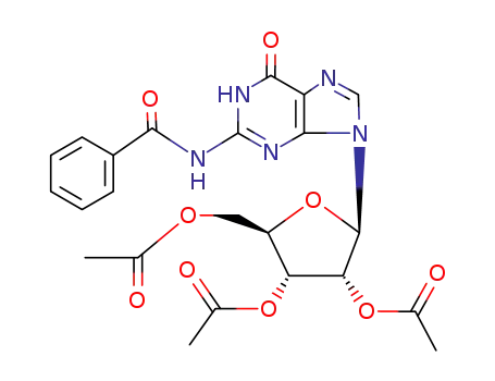 Guanosine, N-benzoyl-, 2',3',5'-triacetate