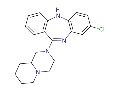 Molecular Structure of 81469-85-4 (8-Chloro-11-(octahydro-pyrido[1,2-a]pyrazin-2-yl)-5H-dibenzo[b,e][1,4]diazepine)