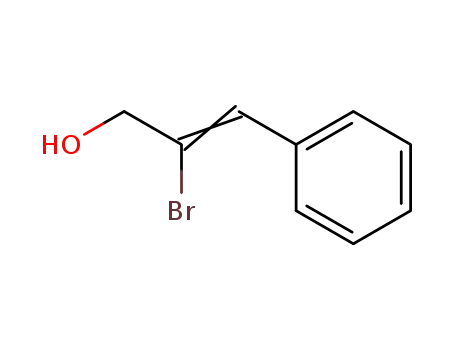 Molecular Structure of 2048-31-9 (2-Propen-1-ol, 2-bromo-3-phenyl-)