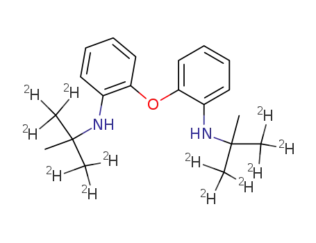 Molecular Structure of 189150-96-7 ((CH<sub>3</sub>(CD<sub>3</sub>)2CNHC<sub>6</sub>H<sub>4</sub>)2O)