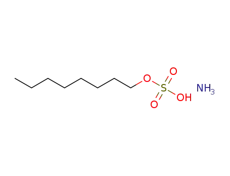 Molecular Structure of 67633-88-9 (ammonium octyl sulphate)