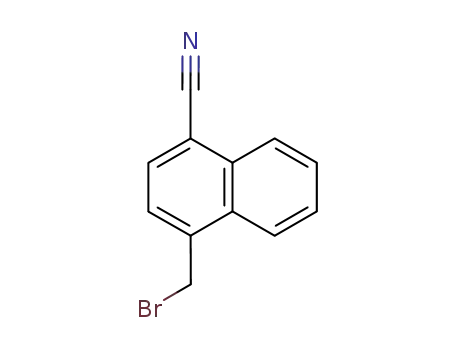 Molecular Structure of 41014-20-4 (4-(BROMOMETHYL)NAPHTHALENE-1-CARBONITRILE)