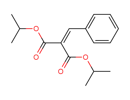 Molecular Structure of 155306-02-8 (Propanedioic acid, (phenylmethylene)-, bis(1-methylethyl) ester)