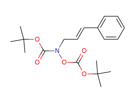 Carbamic acid,
[[(1,1-dimethylethoxy)carbonyl]oxy](3-phenyl-2-propenyl)-,
1,1-dimethylethyl ester, (E)-