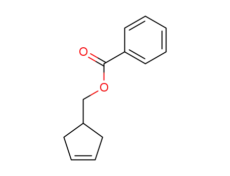 Molecular Structure of 144534-59-8 (3-Cyclopentene-1-methanol, benzoate)