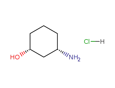 Molecular Structure of 124555-43-7 (TRANS-3-AMINO-CYCLOHEXANOL HYDROCHLORIDE)