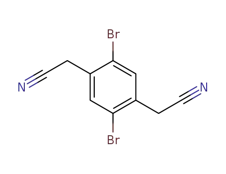 Molecular Structure of 56403-44-2 (1,4-CYANOMETHYL-2,5-DIBROMOBENZENE)