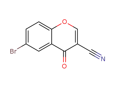 Molecular Structure of 52817-13-7 (6-BROMO-3-CYANOCHROMONE)
