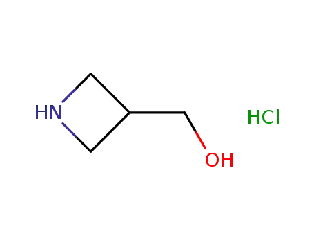 Molecular Structure of 928038-44-2 (Azetidin-3-ylmethanol hydrochloride)