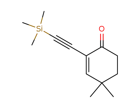 4,4-dimethyl-2-((trimethylsilyl)ethynyl)cyclohex-2-enone