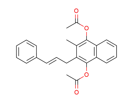 1,4-diacetoxy-2-methyl-6-(3-phenyl-2-propenyl)naphthalene