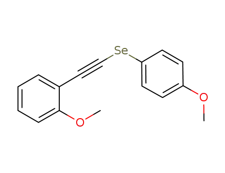 (4-methoxyphenyl)((2-methoxyphenyl)ethynyl)selane