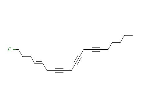 4-Nonadecene-7,10,13-triyne, 1-chloro-, (E)-