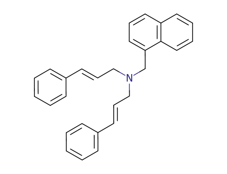 (E)-N,N-bis(3-phenyl-2-propenyl)-1-naphthalenemethanamine