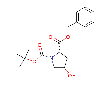 1,2-Pyrrolidinedicarboxylic acid, 4-hydroxy-, 1-(1,1-dimethylethyl)2-(phenylmethyl) ester, (2S,4S)-