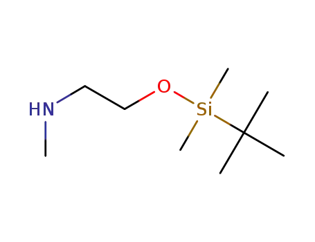 Molecular Structure of 204580-28-9 (N-[2-(tert-ButyldiMethylsilyloxy)ethyl]MethylaMine)