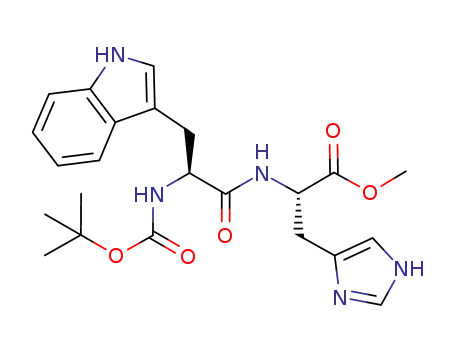 methyl N-(tert-butoxycarbonyl)tryptophylhistidinate