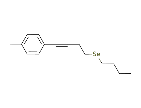 Molecular Structure of 1221975-11-6 (butyl(4-p-tolylbut-3-ynyl)selane)