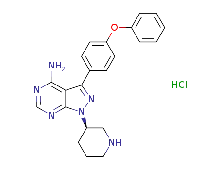 Molecular Structure of 1553977-42-6 (Btk inhibitor 1 (R enantioMer hydrochloride))