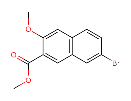 2-Naphthalenecarboxylic acid, 7-bromo-3-methoxy-, methyl ester