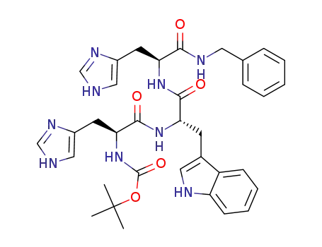 Boc-His-Trp-His-NHBzl